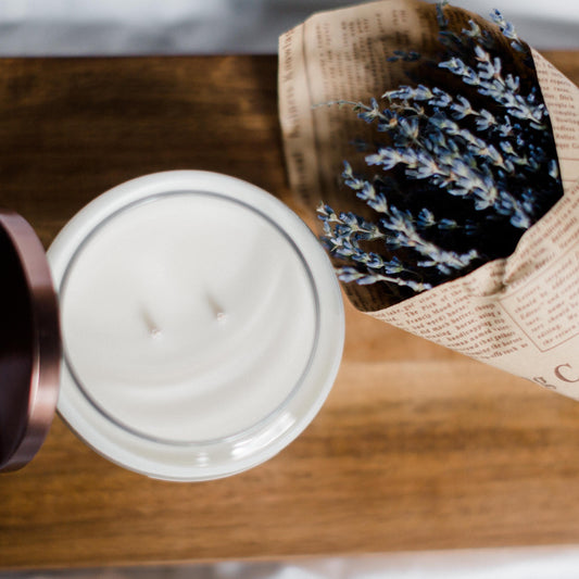 Lavender + Sage | 10 oz. Apothecary Soy Candle