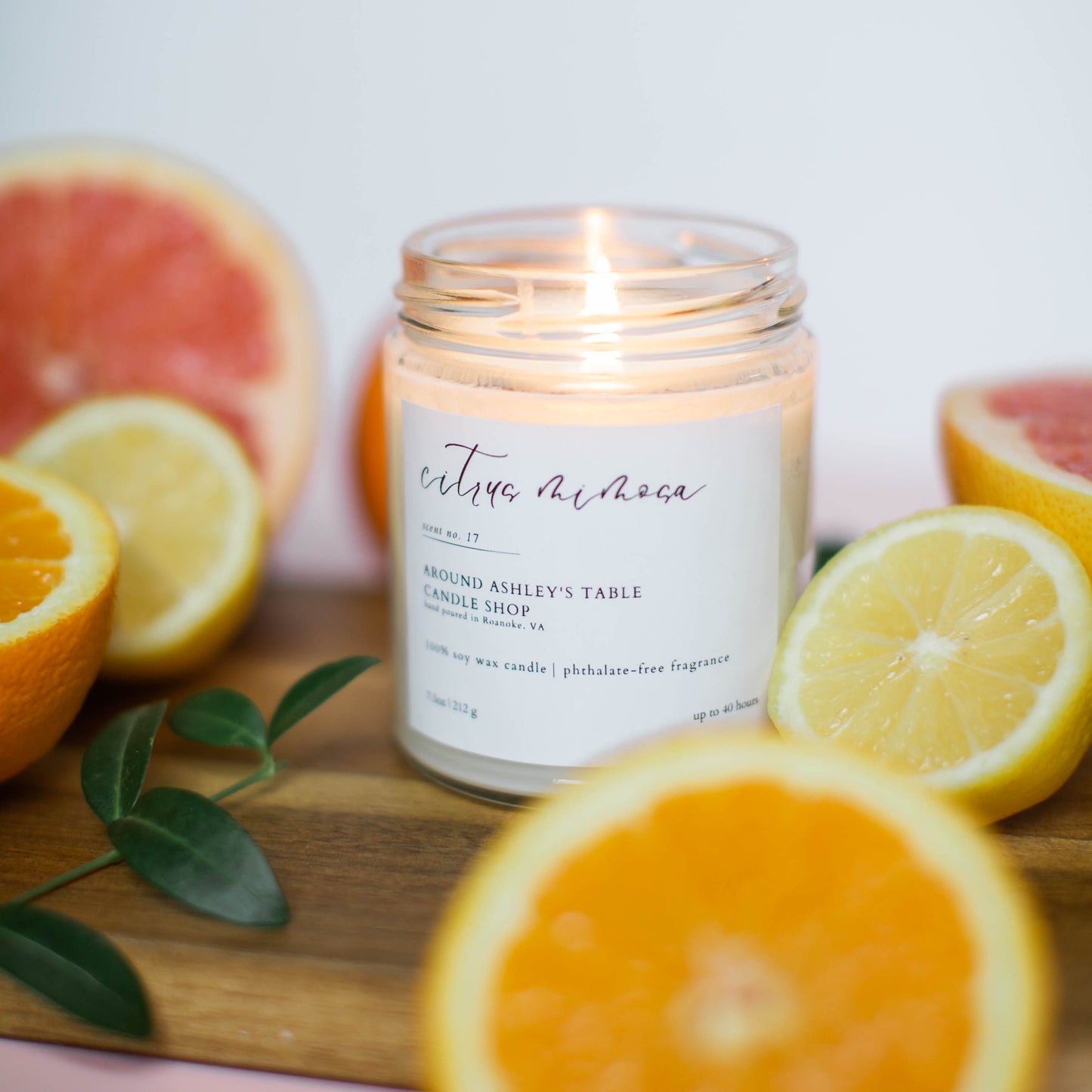 Citrus Mimosa | 8 oz. Glass Jar Candle