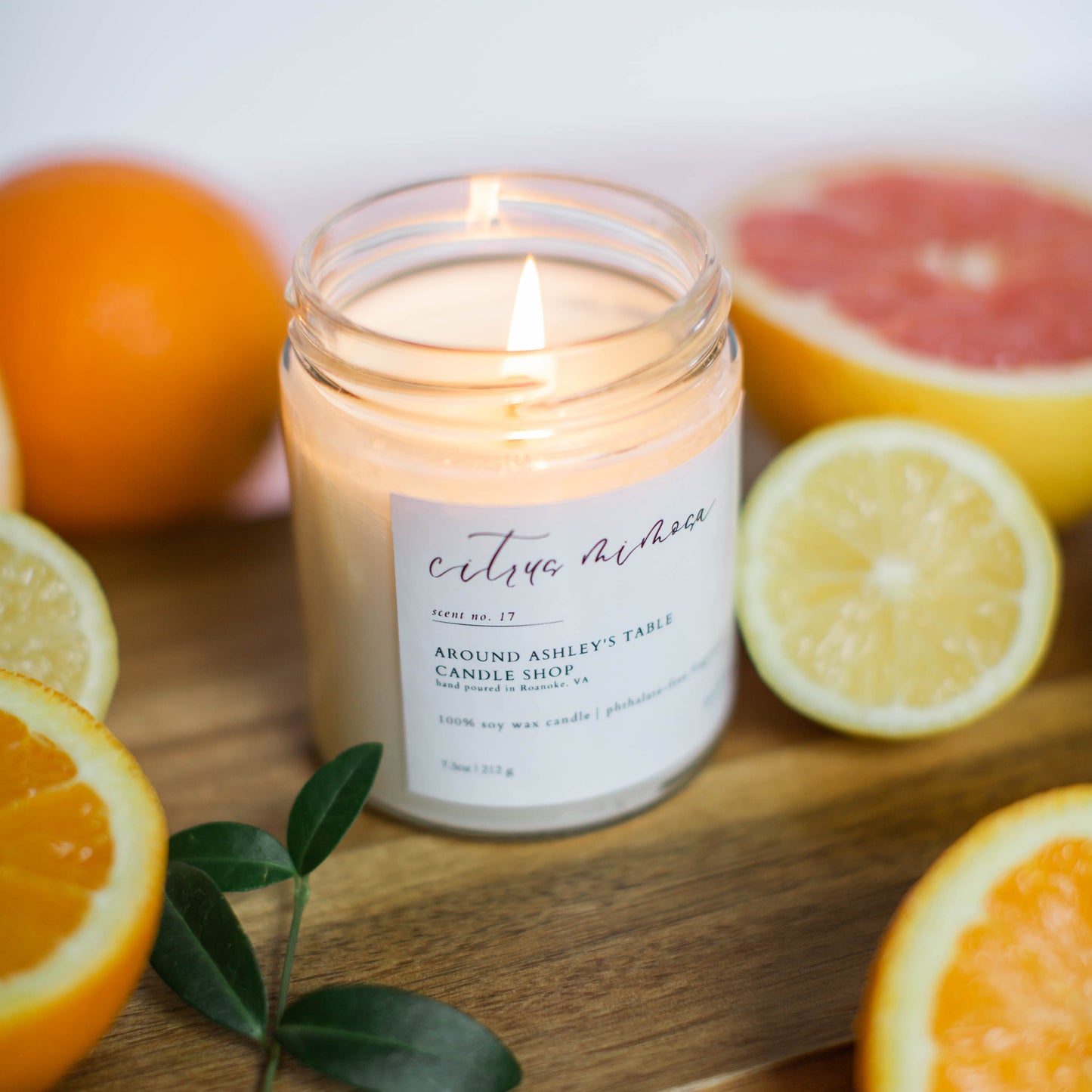 Citrus Mimosa | 8 oz. Glass Jar Candle