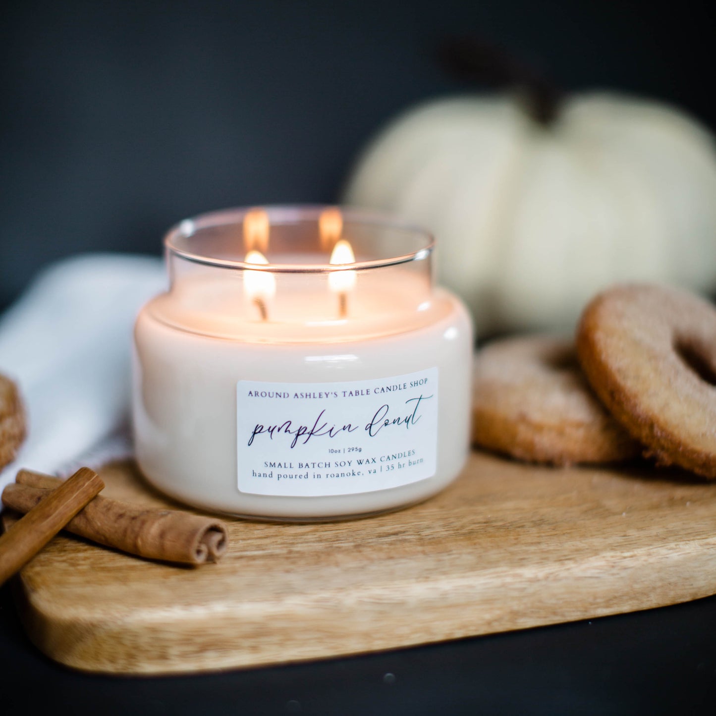 Pumpkin Donut | 10 oz. Soy Wax Apothecary Candle