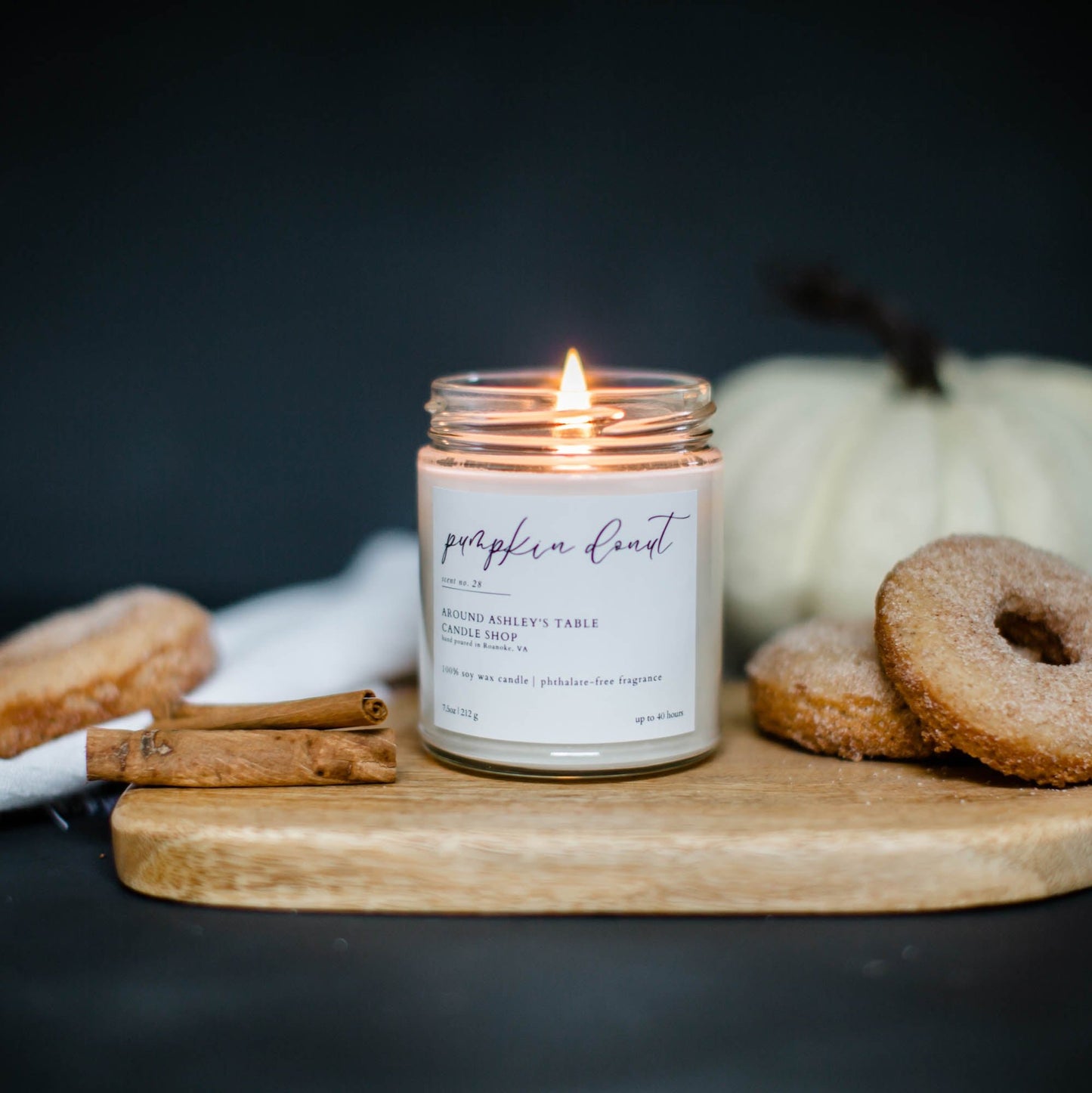 Pumpkin Donut | 8 oz. Soy Wax Candle