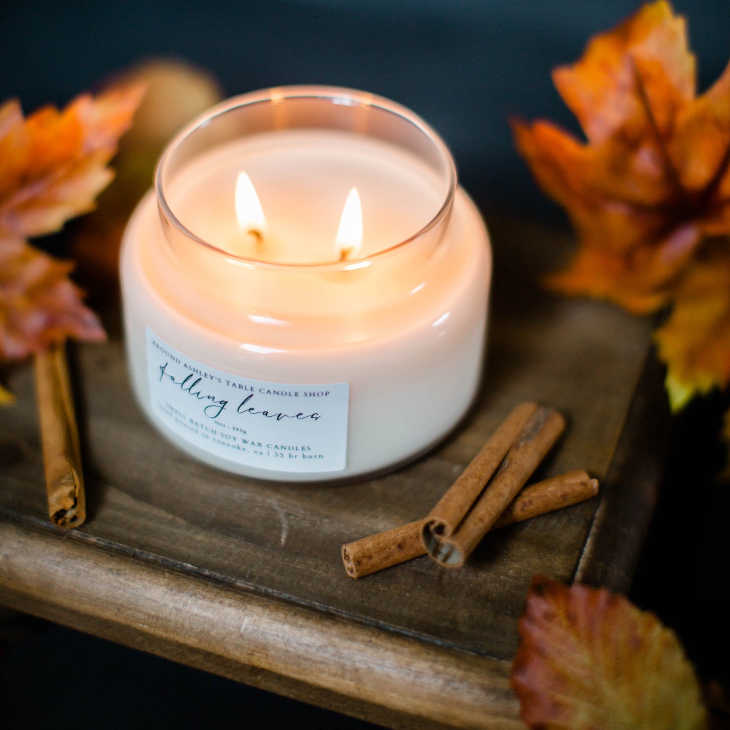 Falling Leaves | 10 oz. Soy Wax Apothecary Candle