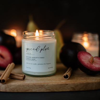 Spiced Plum 8 oz. Soy Wax Candle