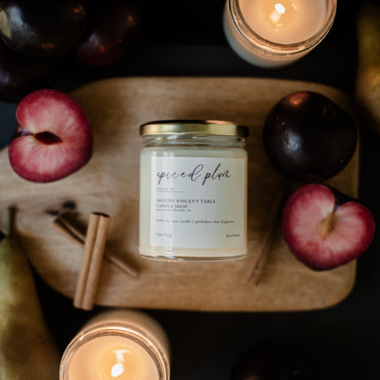 Spiced Plum 8 oz. Soy Wax Candle