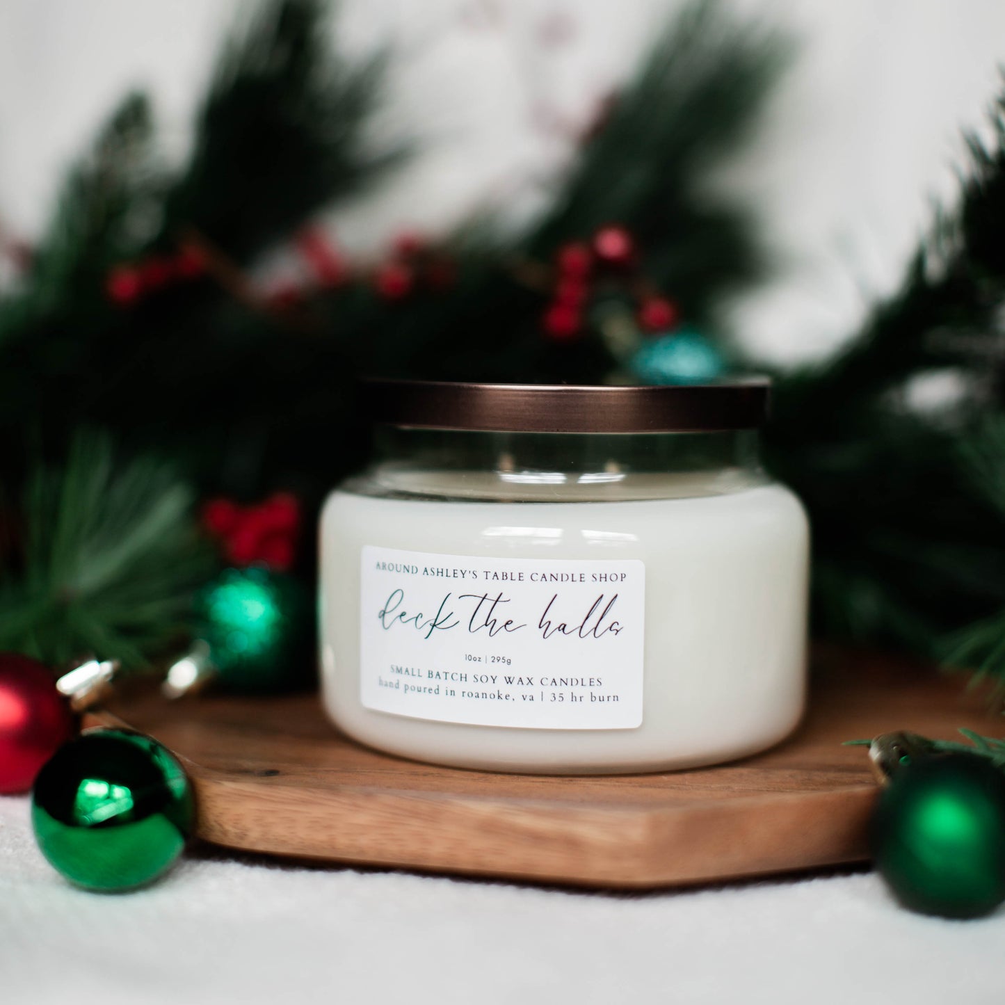 Deck the Halls | 10oz Soy Apothecary Candle