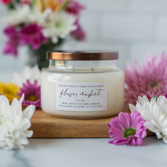 Flower Market  |  10 oz. Apothecary Candle