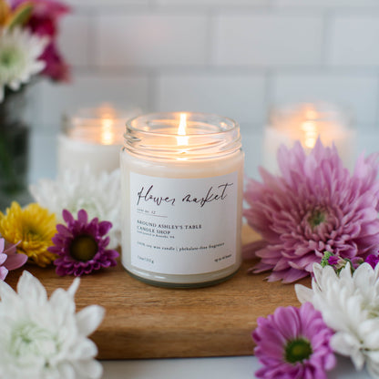 Flower Market  |  8 oz. Soy Candle