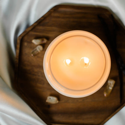 Silk + Amber | 10 oz. Soy Wax Apothecary Candle