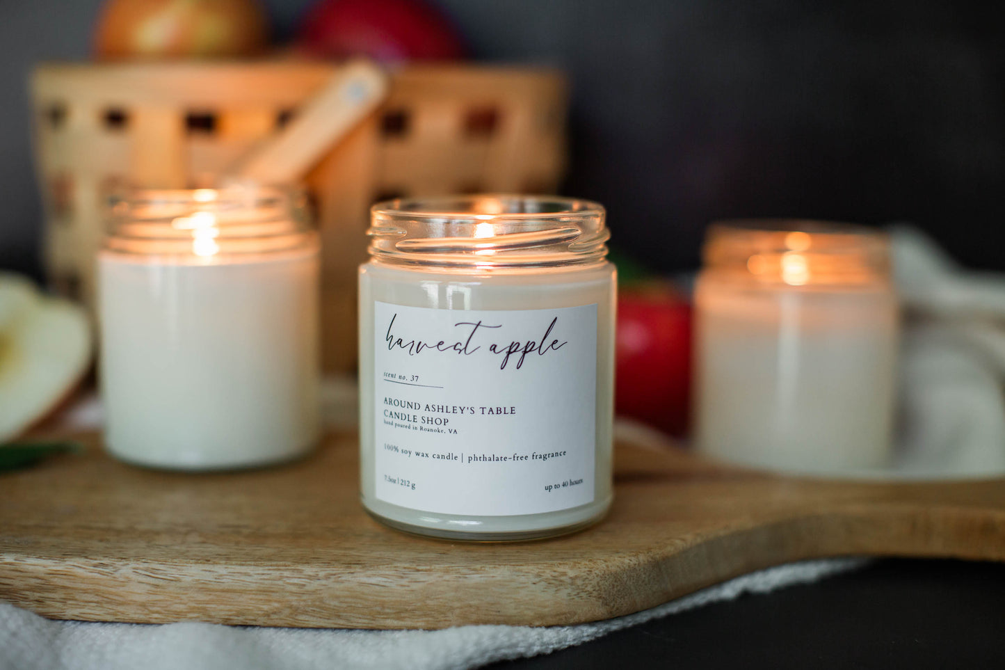 Harvest Apple 8 oz. Soy Wax Candle