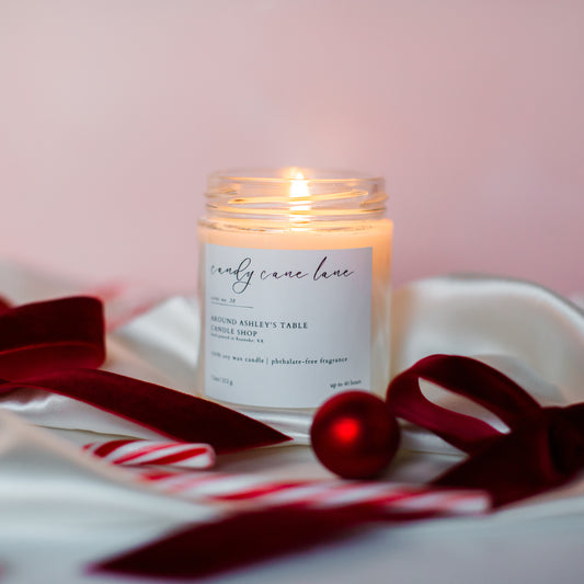 Candy Cane Lane | 8 oz. Soy Wax Candle