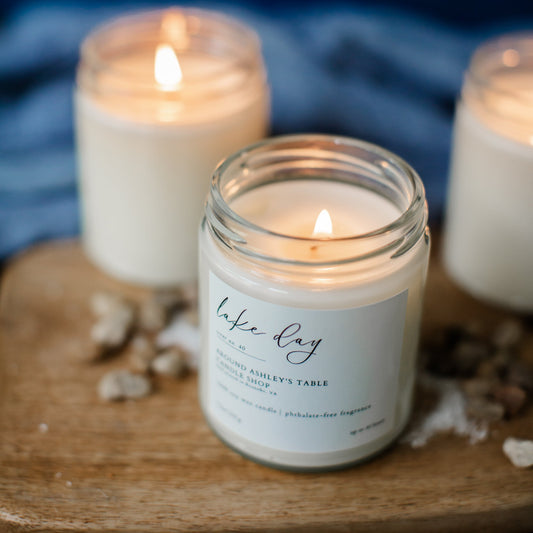 (Misfit) Lake Day 8 oz. Soy Wax Candle