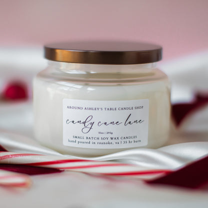 Candy Cane Lane | 10oz Soy Apothecary Candle