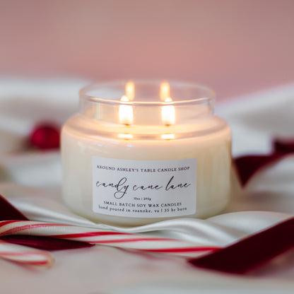 Candy Cane Lane | 10oz Soy Apothecary Candle