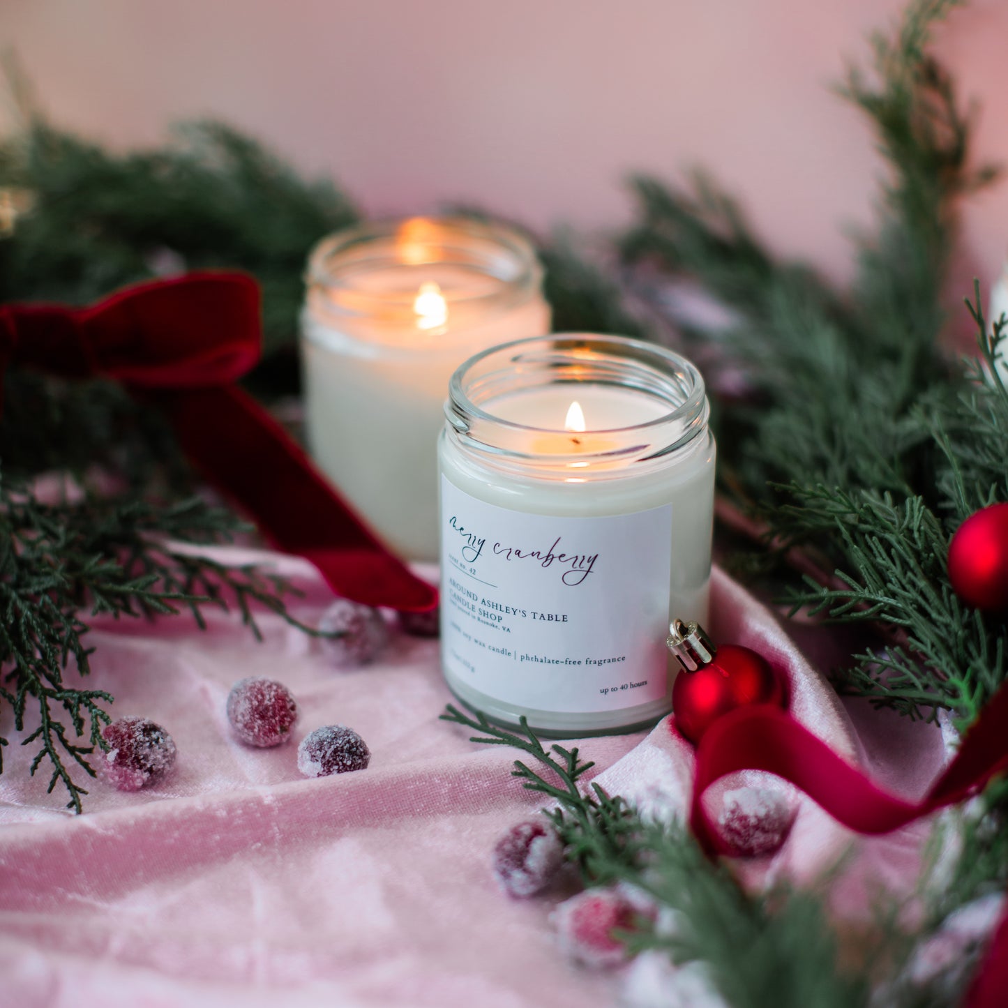Merry Cranberry | 8 oz. Soy Wax Candle