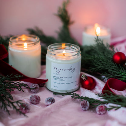Merry Cranberry | 8 oz. Soy Wax Candle