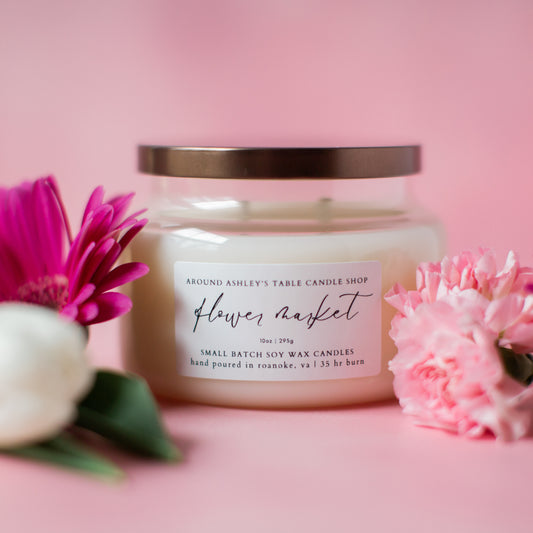 Flower Market  |  10 oz. Apothecary Candle