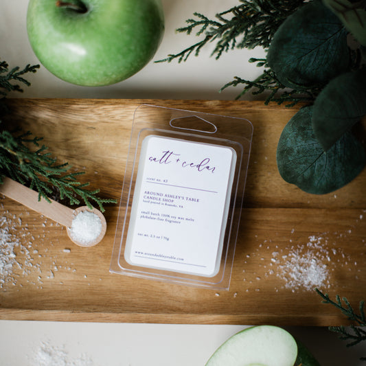 Salt + Cedar  |  Soy Wax Melt