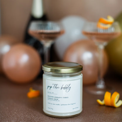 Pop the Bubbly  |  8 oz. Soy Candle