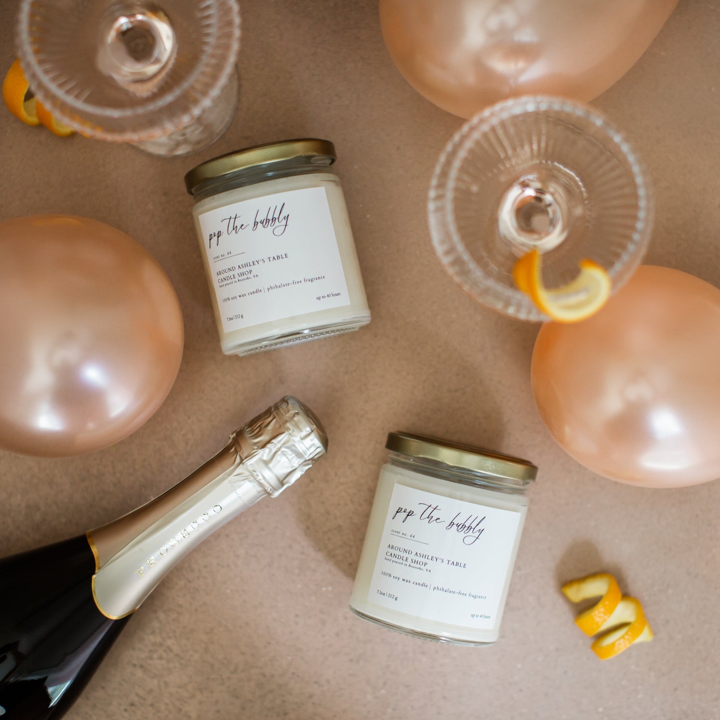Pop the Bubbly  |  8 oz. Soy Candle