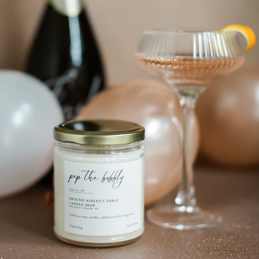 Pop the Bubbly  |  8 oz. Soy Candle