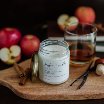 Bourbon + Cider | 8 oz. Soy Wax Candle
