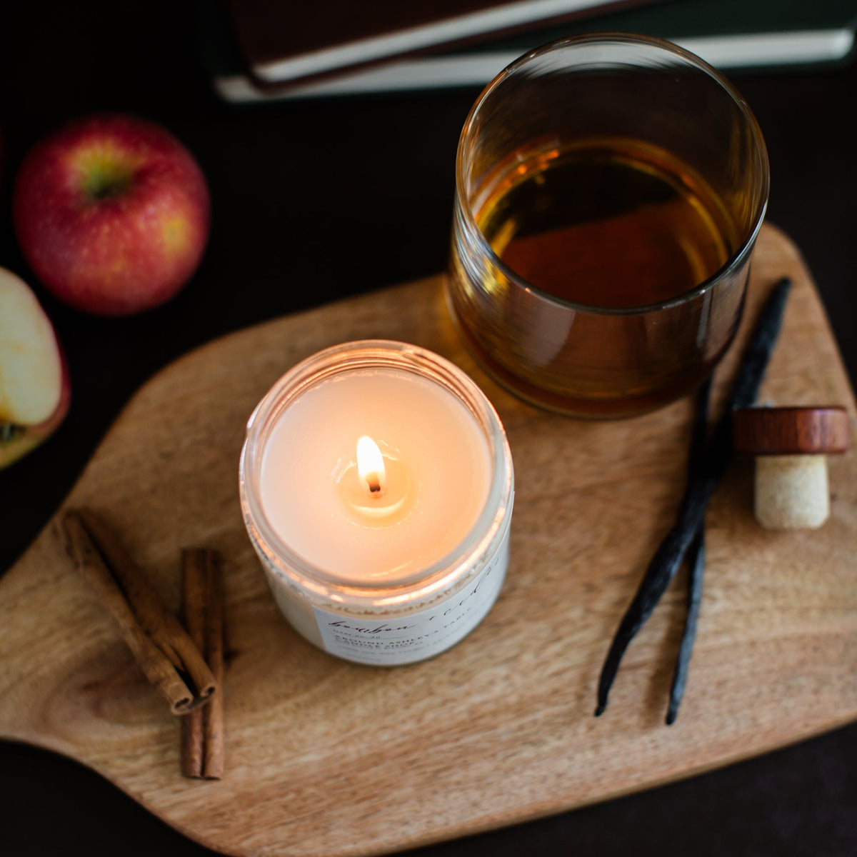 Bourbon + Cider | 8 oz. Soy Wax Candle