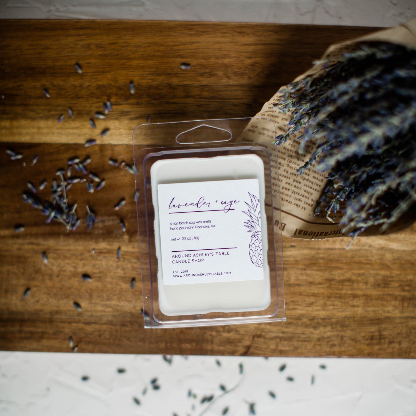 Lavender + Sage  |  Wax Melt