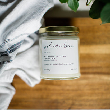 Welcome Home  |  8 oz. Soy Candle