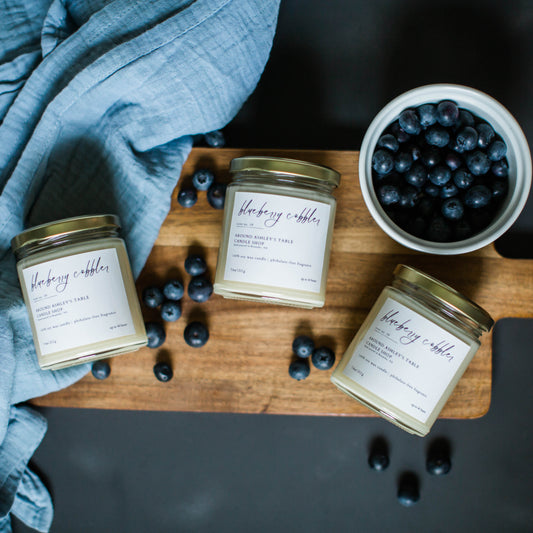 Blueberry Cobbler | 8 oz. Soy Wax Candle