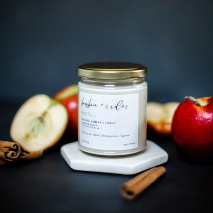 Bourbon + Cider | 8 oz. Soy Wax Candle