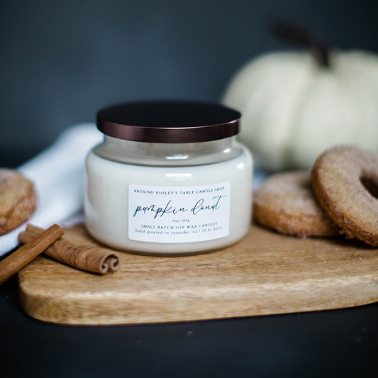 Pumpkin Donut | 10 oz. Soy Wax Apothecary Candle